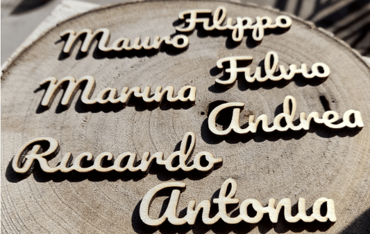 Segnaposto - Michele Di Palma Style Wood Creations