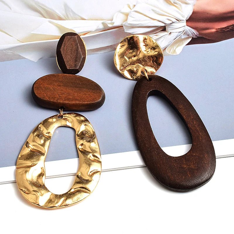 Orecchini In Legno - Michele Di Palma Style Wood Creations