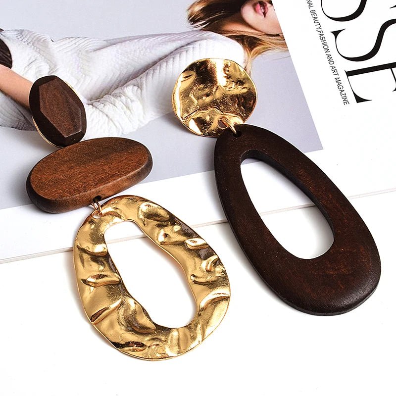 Orecchini In Legno - Michele Di Palma Style Wood Creations