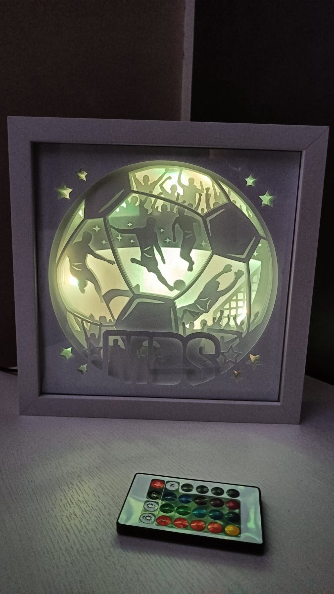 Shadowbox calcio - Michele Di Palma Style Wood Creations
