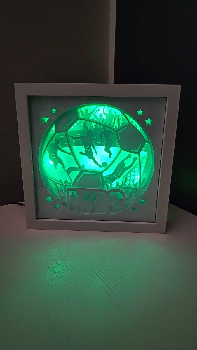 Shadowbox calcio - Michele Di Palma Style Wood Creations