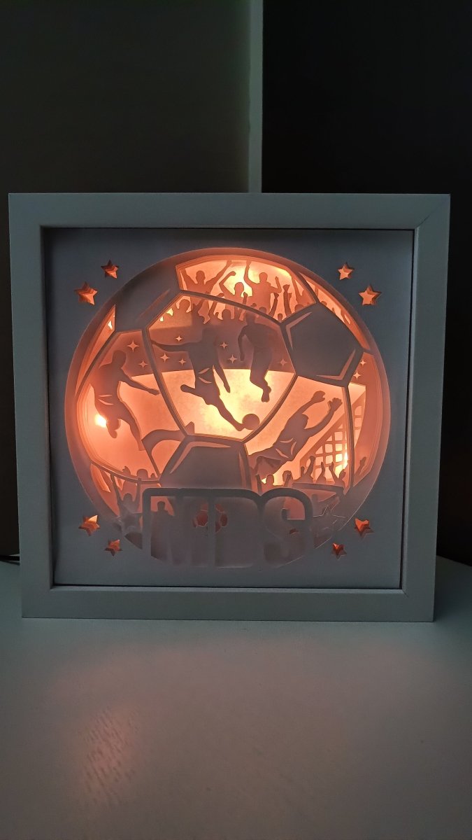 Shadowbox calcio - Michele Di Palma Style Wood Creations