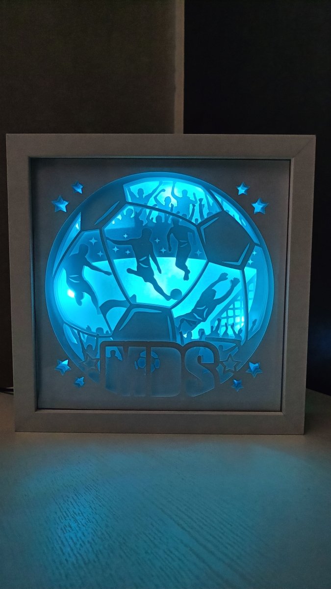 Shadowbox calcio - Michele Di Palma Style Wood Creations