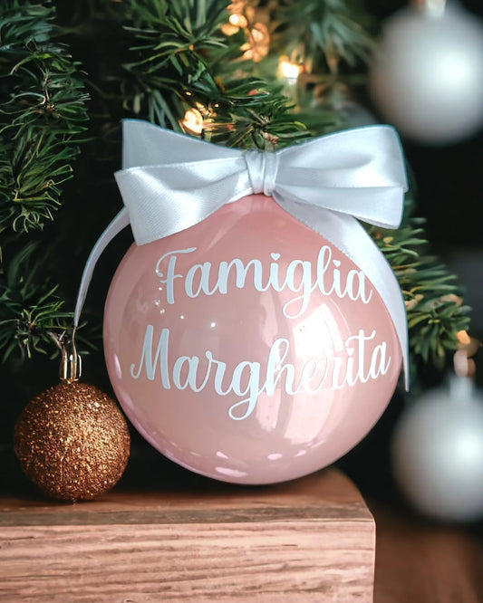 Personalized glass bauble