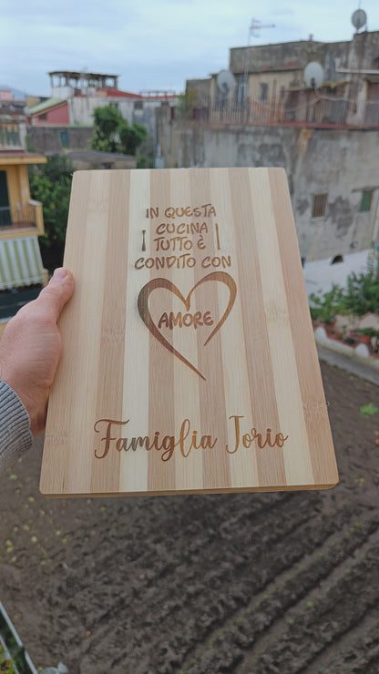 Personalized cutting board