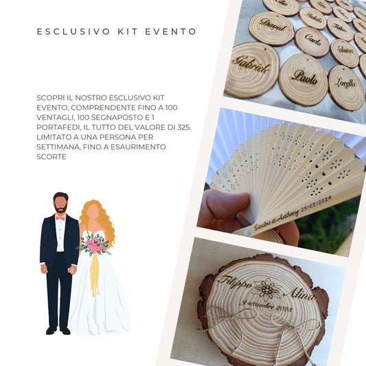 Kit Matrimonio - Michele Di Palma Style Wood Creations